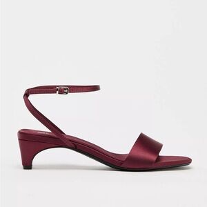Zara Elegant Burgundy Women's Sandals